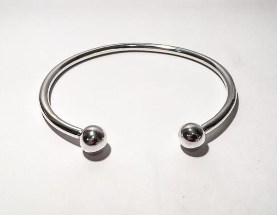 Sterling Silver Solid Cuff Bangle