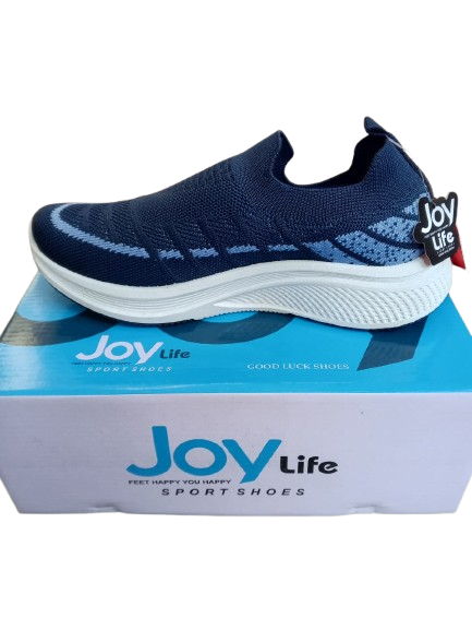 Navy Blue Slip-On Sneakers