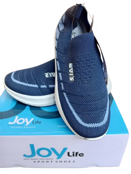 Navy Blue Slip-On Sneakers