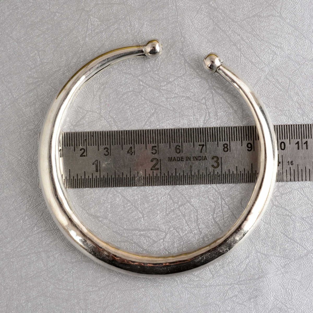 Sterling Silver Solid Cuff Bangle