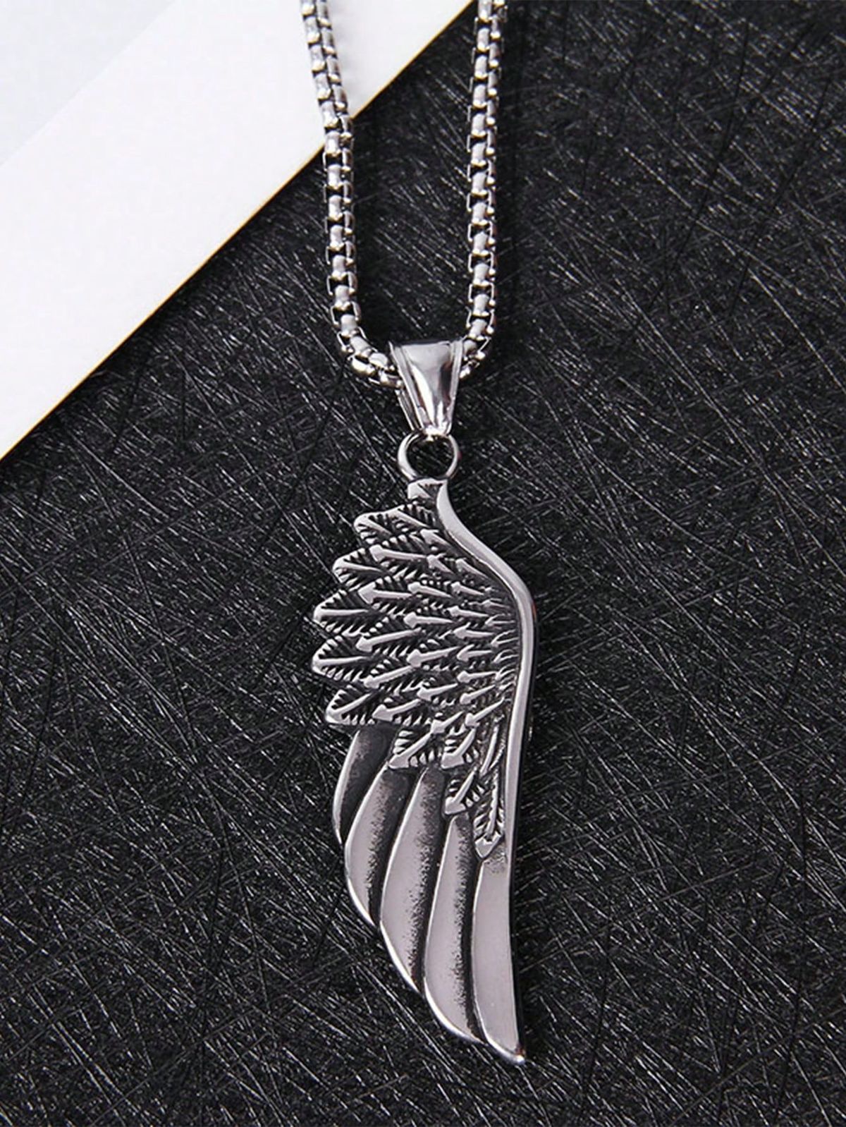 Angel Wing Men Necklace