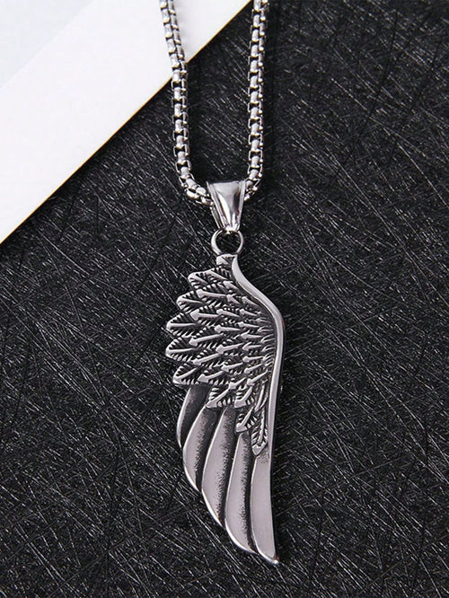 Angel Wing Men Necklace