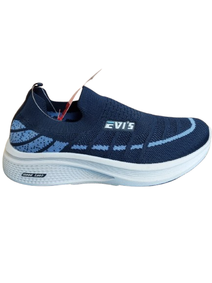Navy Blue Slip-On Sneakers