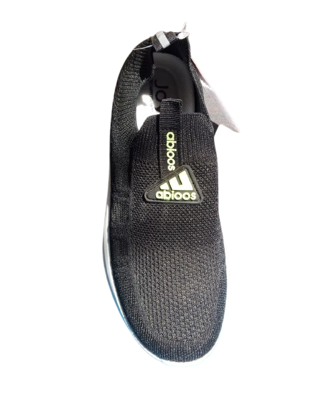 Men’s Black Slip-On Knit Sneakers – Lightweight Comfort & Casual Style