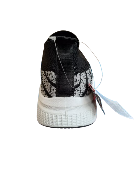 Black Slip-On Sport Sneakers