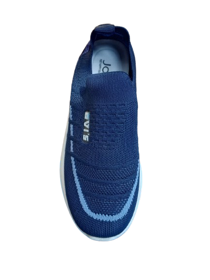 Navy Blue Slip-On Sneakers