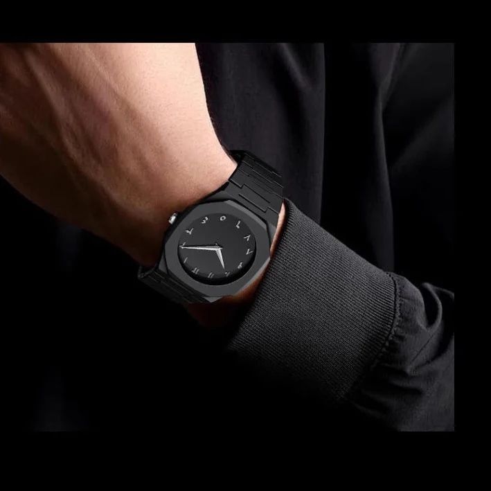 Black Aura Arabic Watch.