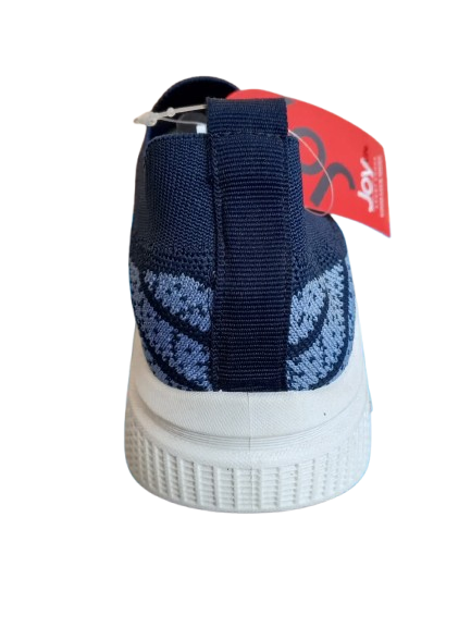 Navy Blue Slip-On Sneakers